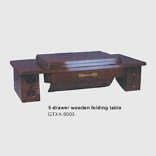 folding wooden massage table